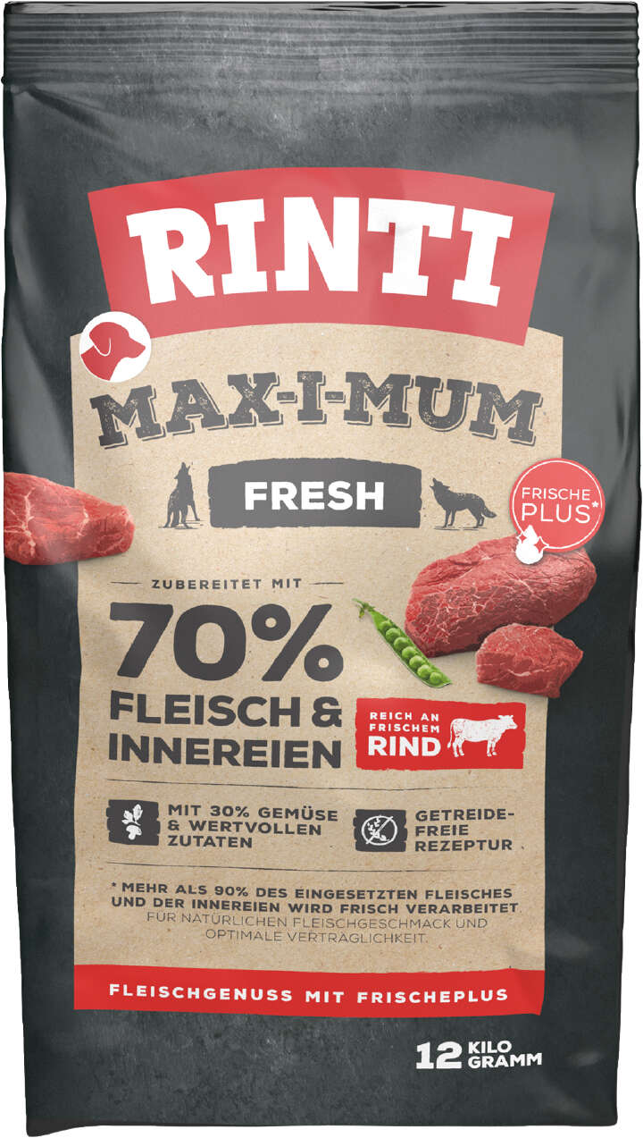 RINTI Hunde-Trockenfutter MAX-I-MUM Rind